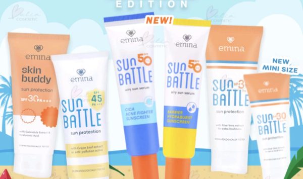 4 Sunscreen Emina untuk Kulit Kering, Wajah Cerah, Halus, dan Lembab dalam Sekejap!
