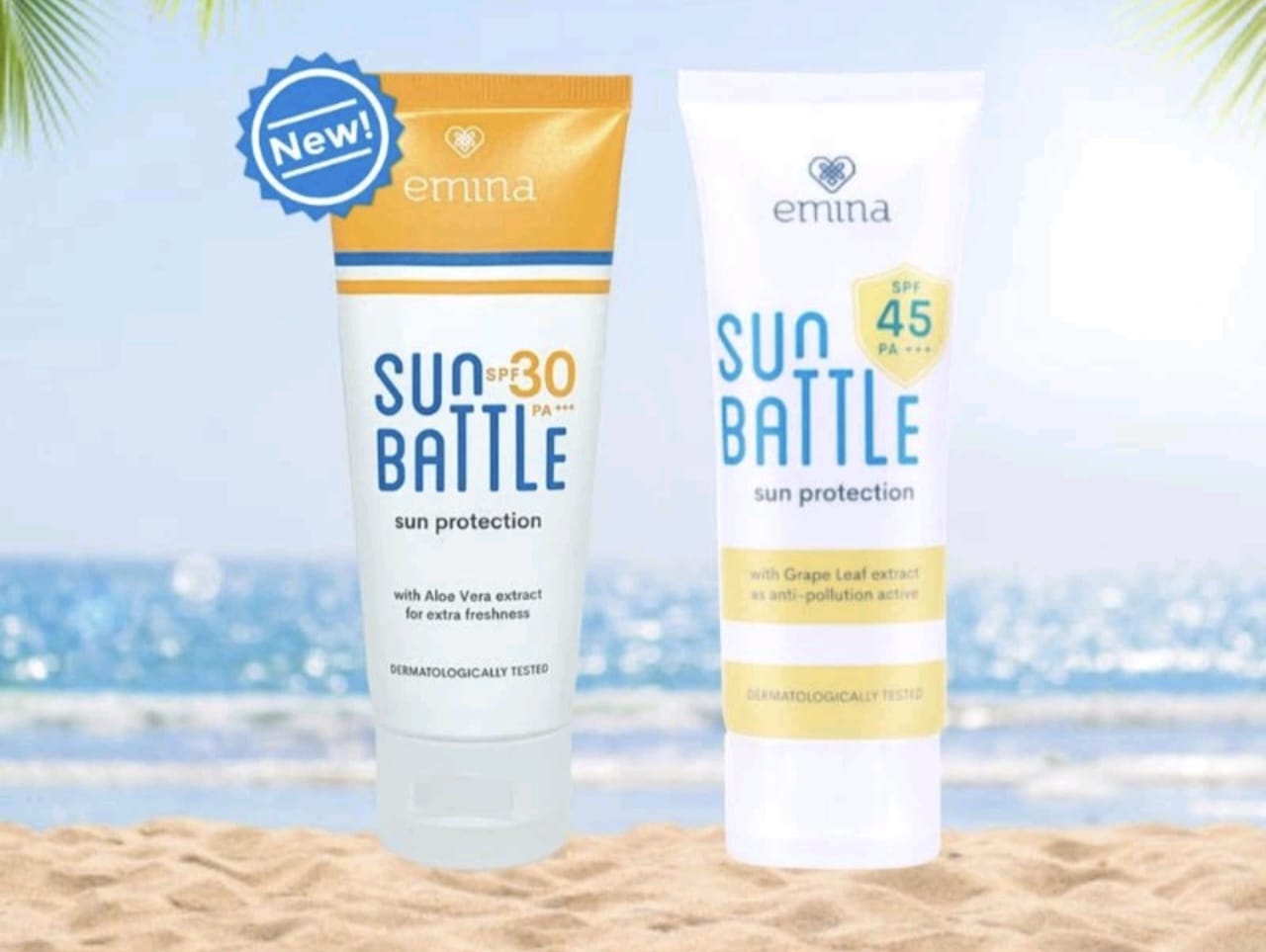Sunscreen Emina untuk Kulit Kering