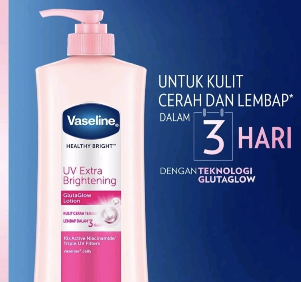 Handbody Vaseline untuk Kulit Kering dan Memutihkan
