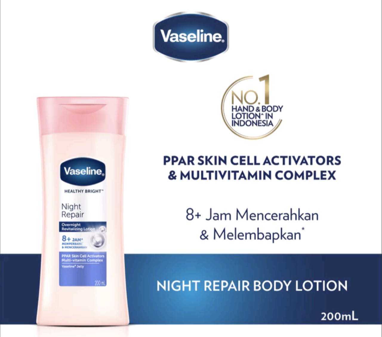 Handbody Vaseline untuk Kulit Kering dan Memutihkan