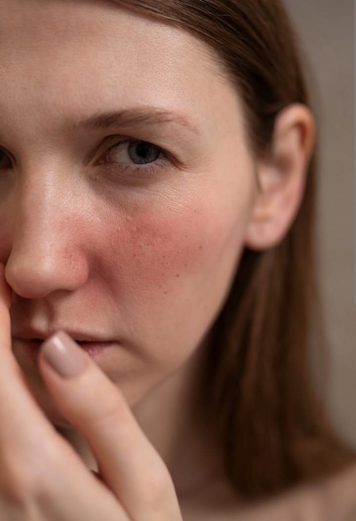 Bintik Bintik Merah di Wajah Tapi Bukan Jerawat