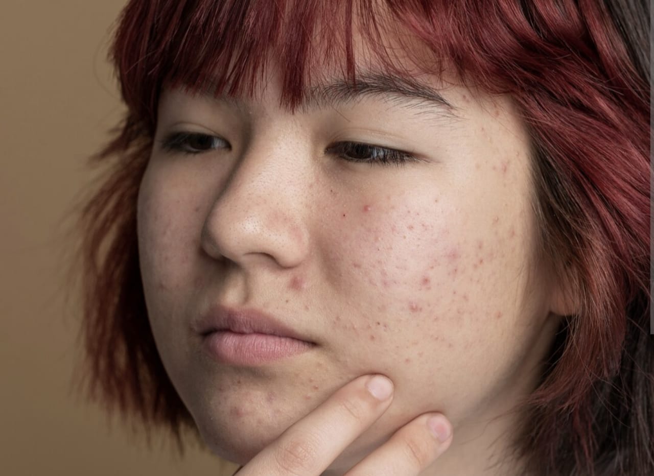 Bintik Bintik Merah di Wajah Tapi Bukan Jerawat