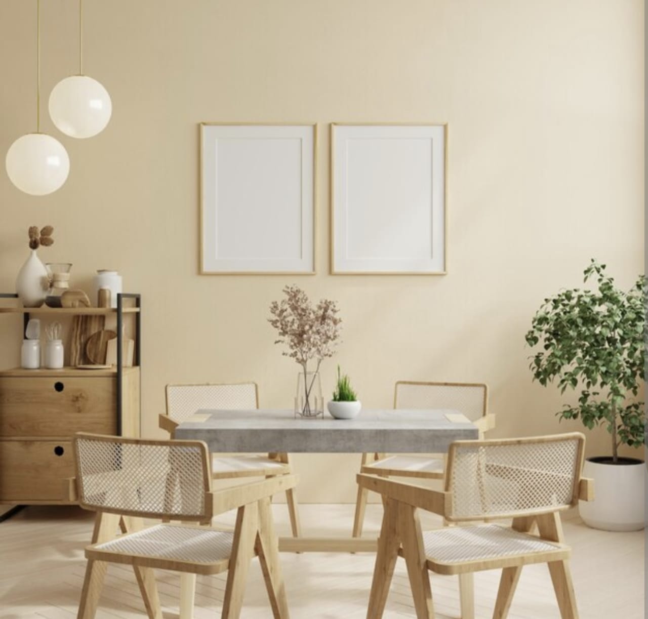 Cat Rumah Warna Cream Putih