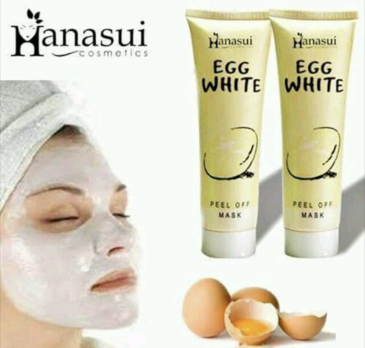 Manfaat masker Hanasui Egg White