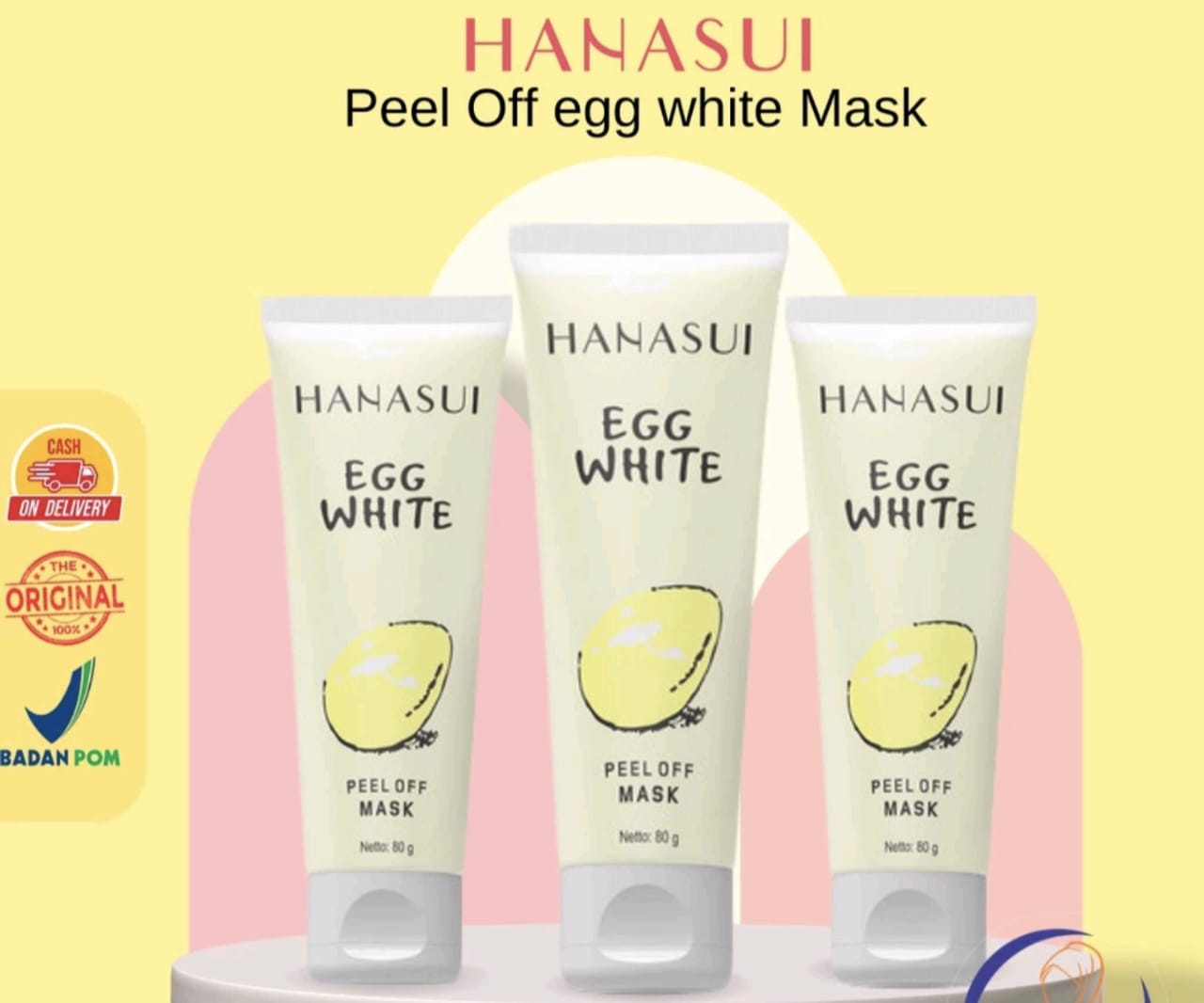 Manfaat masker Hanasui Egg White