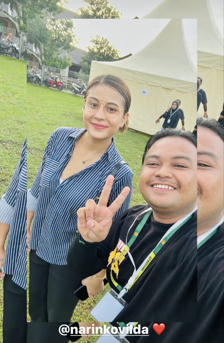 Awkarin Bersama Raffi Ahmad Saat Dukung Gibran