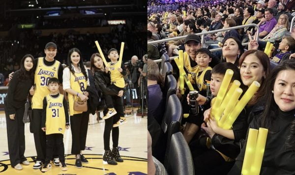 10 Momen Seru Sandra Dewi & Keluarga Saat Diajak Menonton NBA di Amerika dengan Fasilitas VVIP