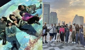 7 Momen Seru Syahnaz di Bangkok! Liburan Super Keren Kunjungi Pameran Monet and Friends Alive, Ada Apa Saja?