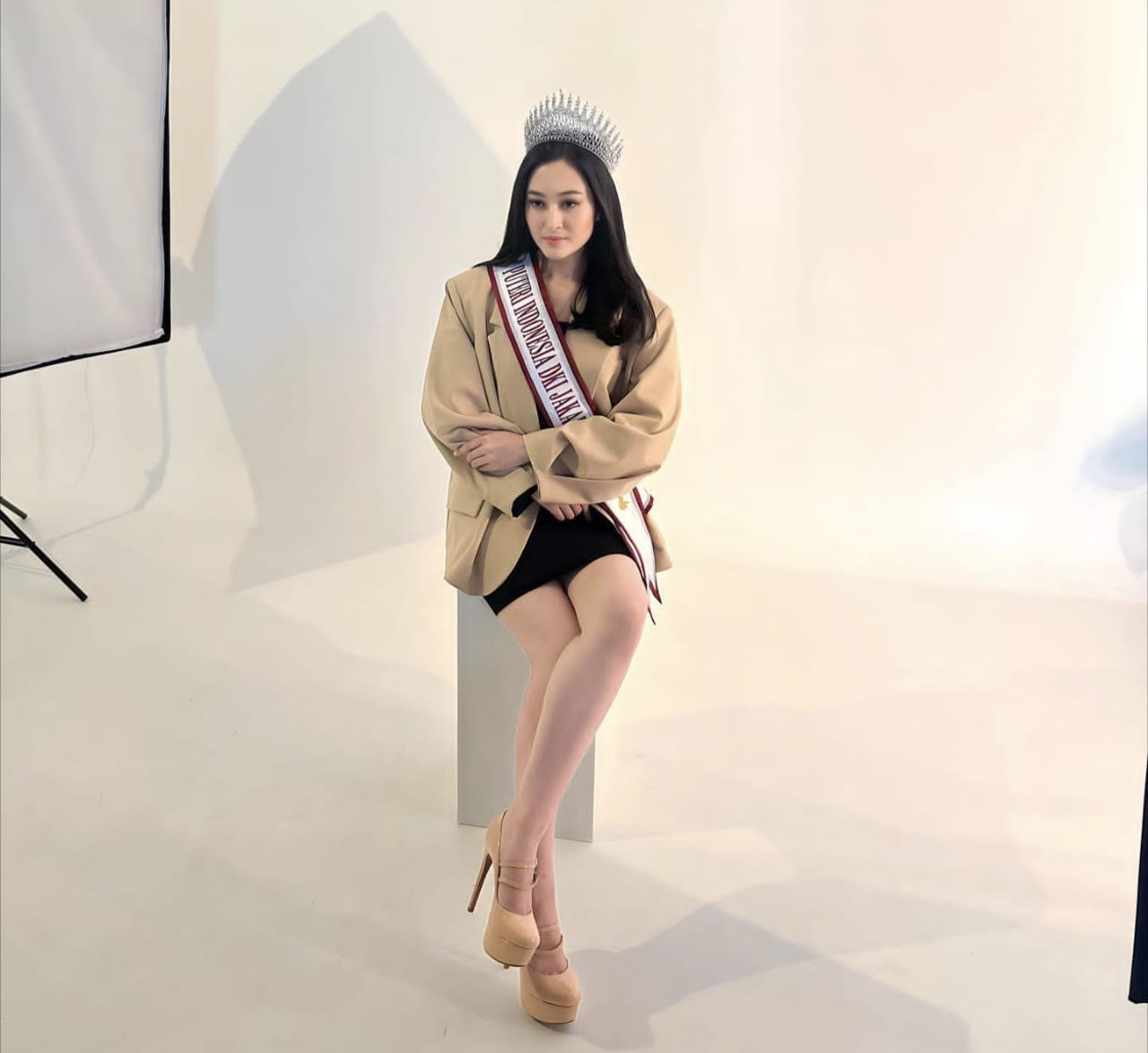 Puteri Modiyanti Menjadi Model Profesional