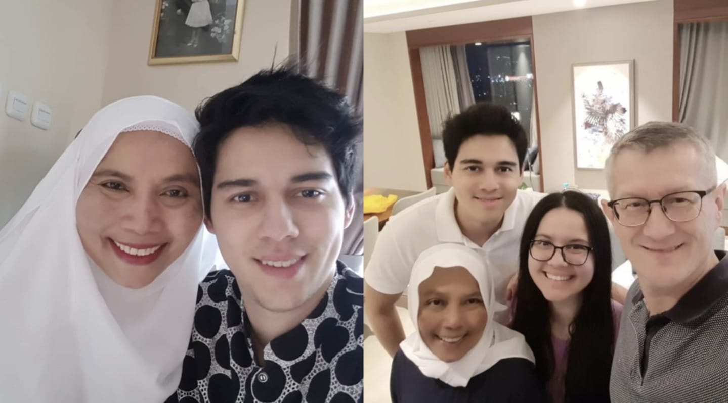 Potret Maxime Boutier dengan Mendiang Ibu