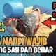 apakah mandi wajib harus pakai sabun