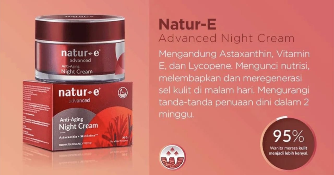 Natur E untuk Flek Hitam di Wajah dan untuk Usia 40 Tahun