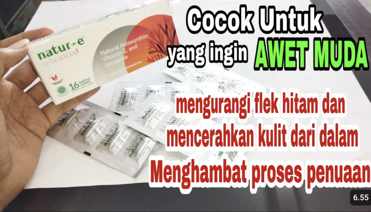 Natur E untuk Flek Hitam di Wajah dan untuk Usia 40 Tahun