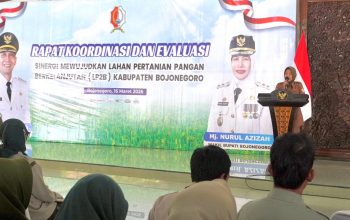 Bojonegoro Lindungi Luasan Sawah untuk Jaga Pangan di Tengah Ancaman Krisis Global
