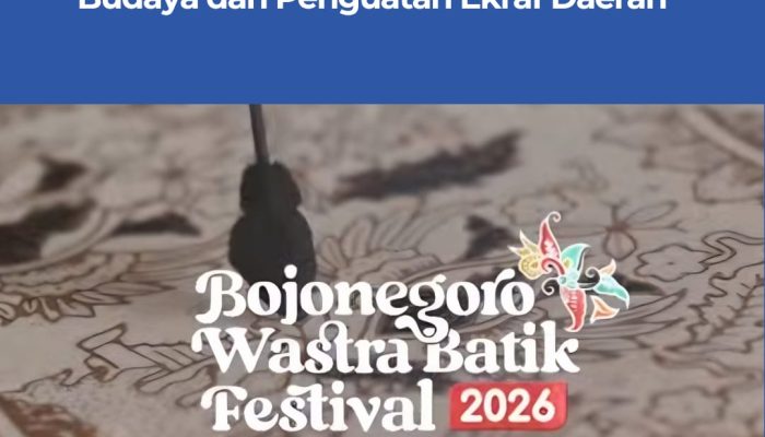 Bojonegoro Wastra Batik 2026 Segera Digelar
